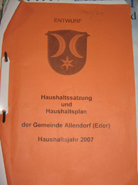 Der Gemeindehaushalt 2007